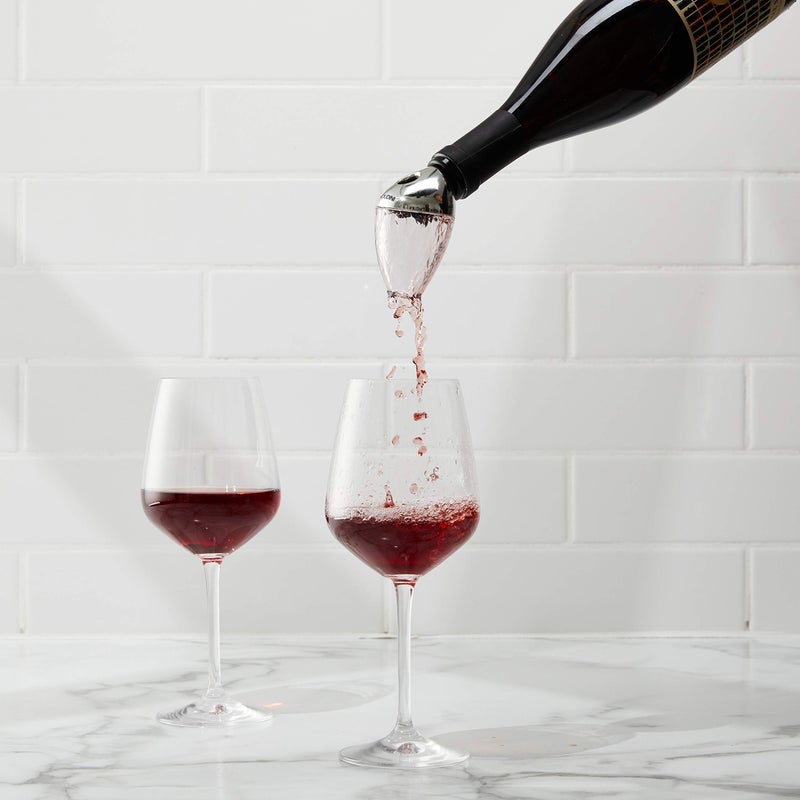 Houdini Aerator & Pourer Wine Aerator, 6 inches, Stainless (W9112) - Image 5